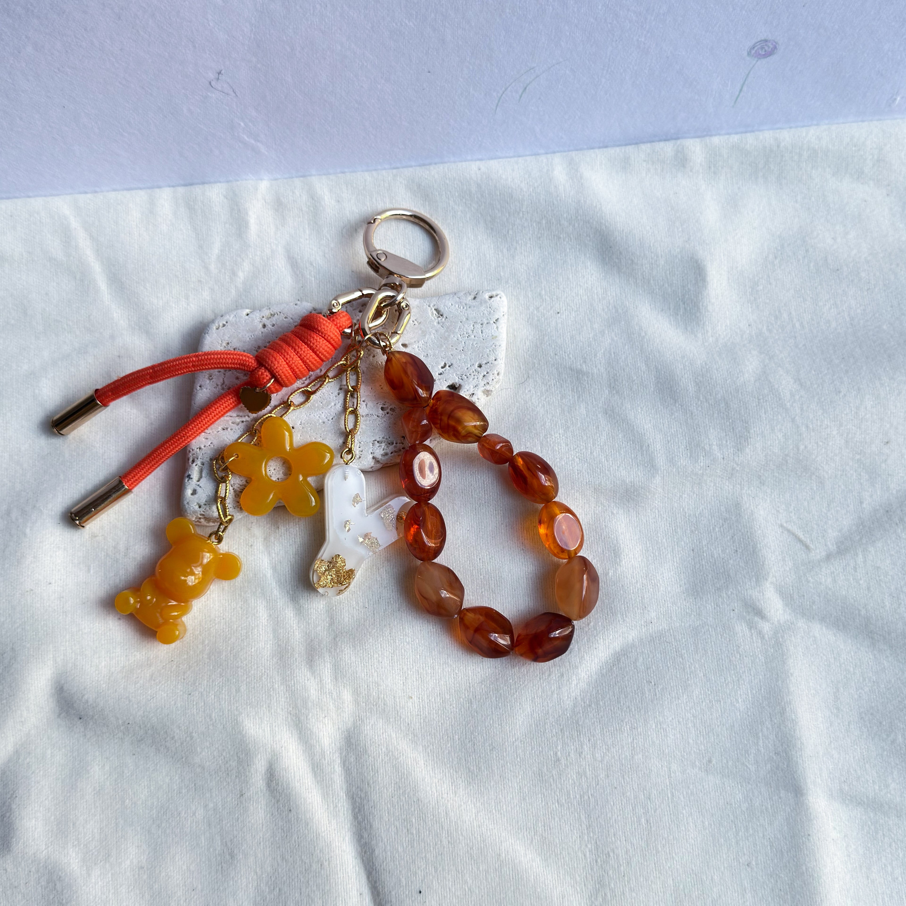 Porte-clés bijou de sac M — RÉSINE