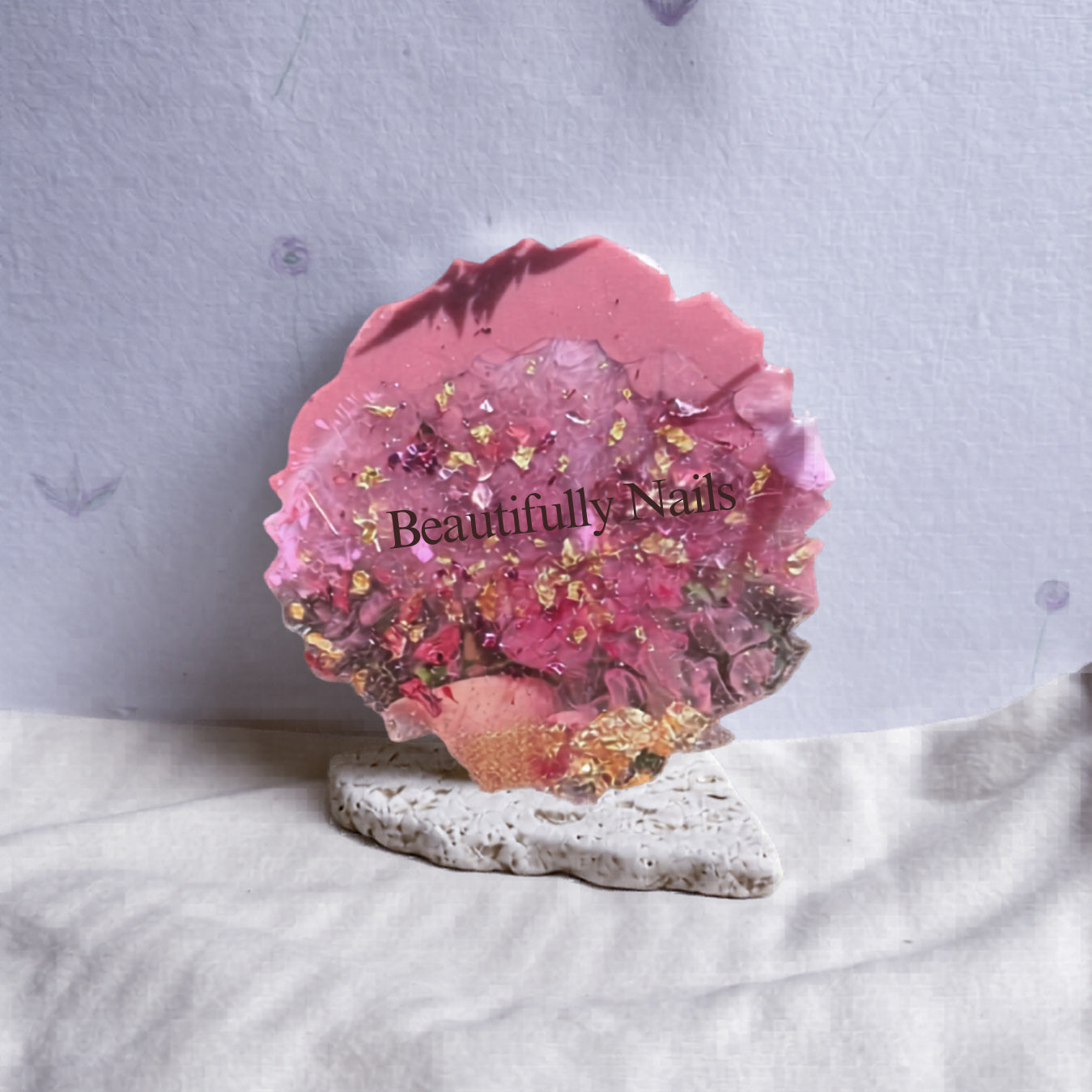 Vide-poche diamant LOGO — Jesmonite
