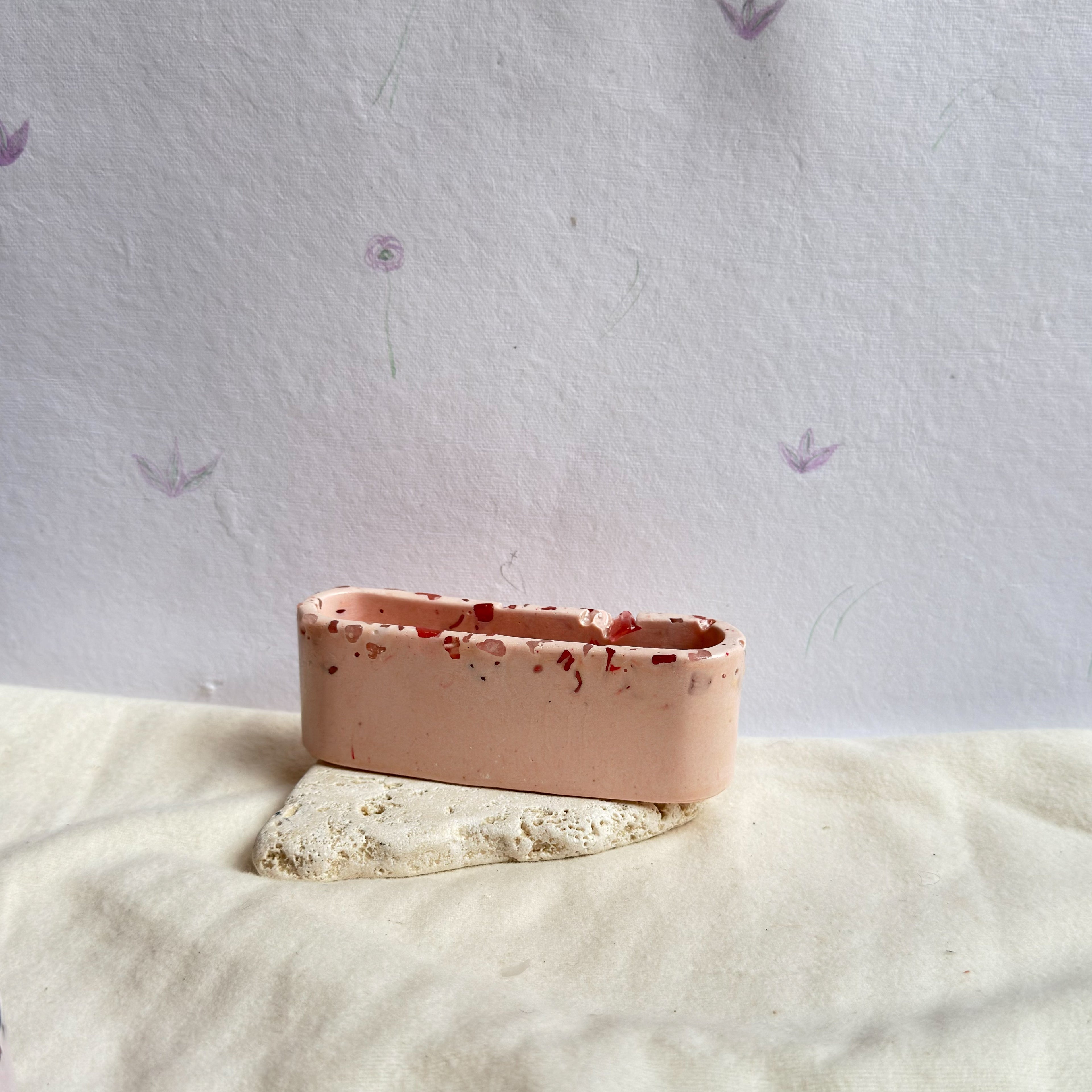 Porte-cartes rectangle PIERRES — Jesmonite