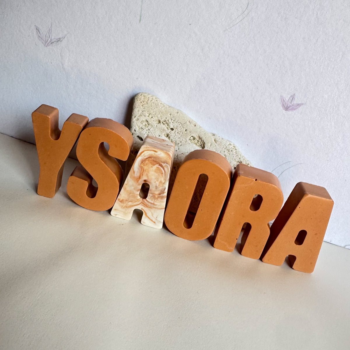 Lettres prénom Pléiade — Jesmonite